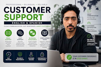 provide professional bilingual customer support in english and spanish