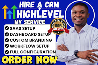 setup gohighlevel crm ghl saas mode dashboard customization workflow automation
