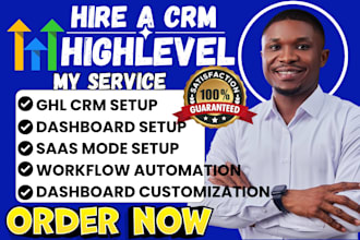 setup gohighlevel crm dashboard customization saas mode ghl workflow automation