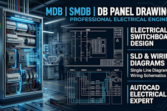 design mdb smdb db electrical switchboard panel drawings