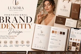 design modern business logo, brand identity and complete branding kit
