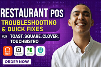 fix toast square clover and touchbistro pos issues fast