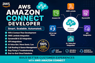develop and automate AWS amazon connect solutions