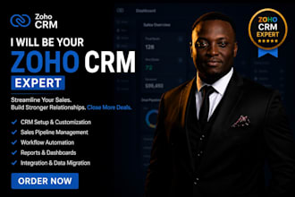 set up your zoho CRM, zoho creator, zoho campaigns, zoho form and zoho books