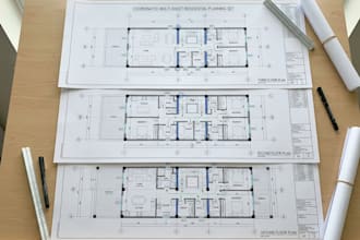 create coordinated multi level residential floor plans