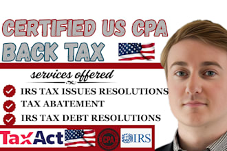 resolve irs tax problems, irs tax issues fix back taxes and reduce irs penalties