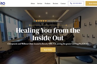 design wix chiropractor website life coach optician wellness coach website