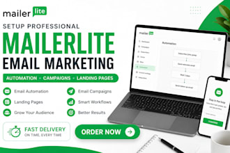 set up mailerlite email marketing automation campaigns