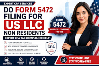 do form 5472 filing for US llc non residents I expert CPA tax compliance help