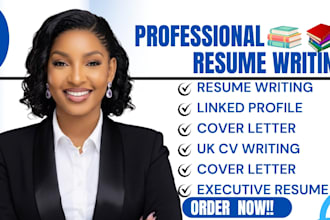 write ats uk cv resume cover letter and linkedin profile optimization