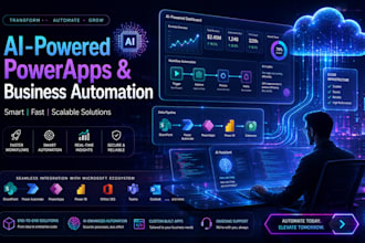 develop or fix microsoft powerapps canvas app, model driven apps, power automate