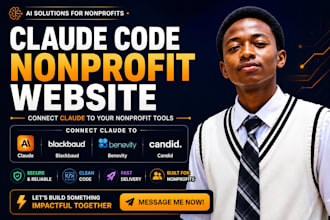 build claude code nonprofit website connect claude to blackbaud benevity candid