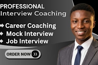 provide professional mock interview practice and expert job interview coaching