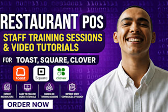 train your restaurant staff on toast square and clover pos