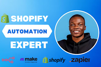 n8n shopify automation shopify ecommerce automation make com zapier automation