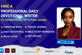 daily devotional design format christian KDP journal