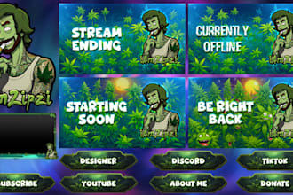create pixel vtuber assets emotes overlays and pngtuber stream packages