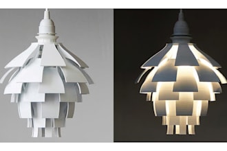 design a custom 3d printed lamp shade perfectly tailored to your ideas