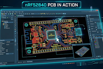 create nrf52840 smart patch pcb for wearable devices