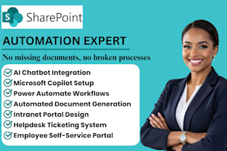 sharepoint ai integration automation intranet helpdesk document generation form