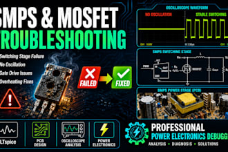 troubleshoot mosfet failure in smps power supplies