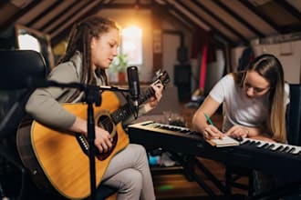 be your professional female vocalist singer songwriter and lyrics writer