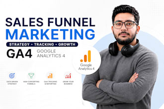 setup google analytics 4 using tag manager with sale funnel