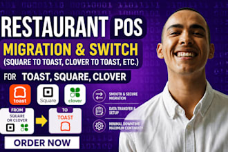 migrate and switch your restaurant pos to toast or square