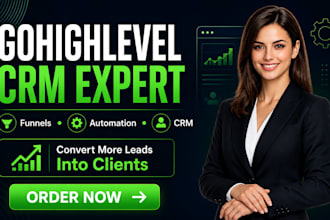 be your gohighlevel expert for funnels crm and automation