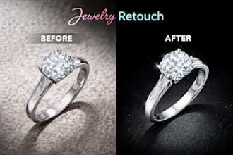 do professional jewelry retouching and editing in photoshop