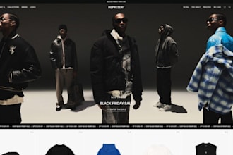 design shopify store clothing website clothing brands streetwear fashion store