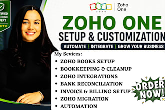 zoho books setup bookkeepping zoho inventory zoho migration zoho desks