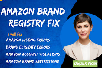 fix amazon brand registry violations, amazon listing errors and restrictions