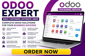 design odoo website, odoo ecommerce odoo  customization, odoo setup, odoo module