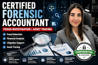 do forensic accounting, asset tracing, litigation and fraud investigation as cpa