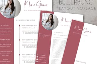 design german minimalist flyer, brochure, media kit business marketing design