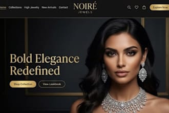 build squarespace jewelry brand website handmade craft website art print website