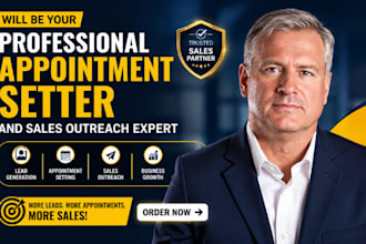 be your professional appointment setter and sales outreach expert