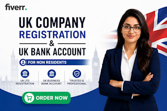 register UK company and UK bank account for non residents