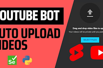 build social media bot, twitter bot, tiktok bot, instagram api bot, youtube bot