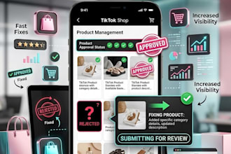 fix tiktok shop, facebook shop, instagram shop or shopify dropshipping store