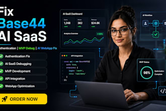 fix debug base44 app ai saas mvp development fix base44 authentication ai webapp