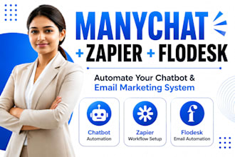 integrate manychat with flodesk using zapier