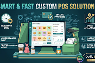 develop a custom pos system for retail and restaurants