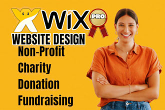 build wix nonprofit website, charity website, wix donation website, ngo website