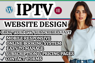 iptv website iptv service website media streaming website online tv website