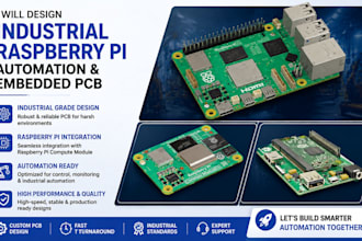 design industrial raspberry pi automation and embedded  pcb