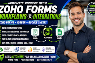do zoho forms workflow automation google sheets hubspot expert
