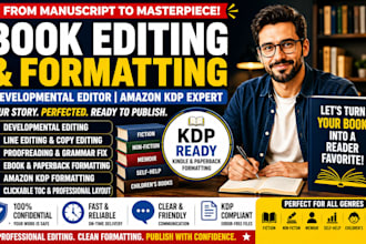 do book editing and formatting, manuscript formatting, developmental book editor
