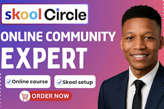 setup circle so online community setup skool community skool credit repair